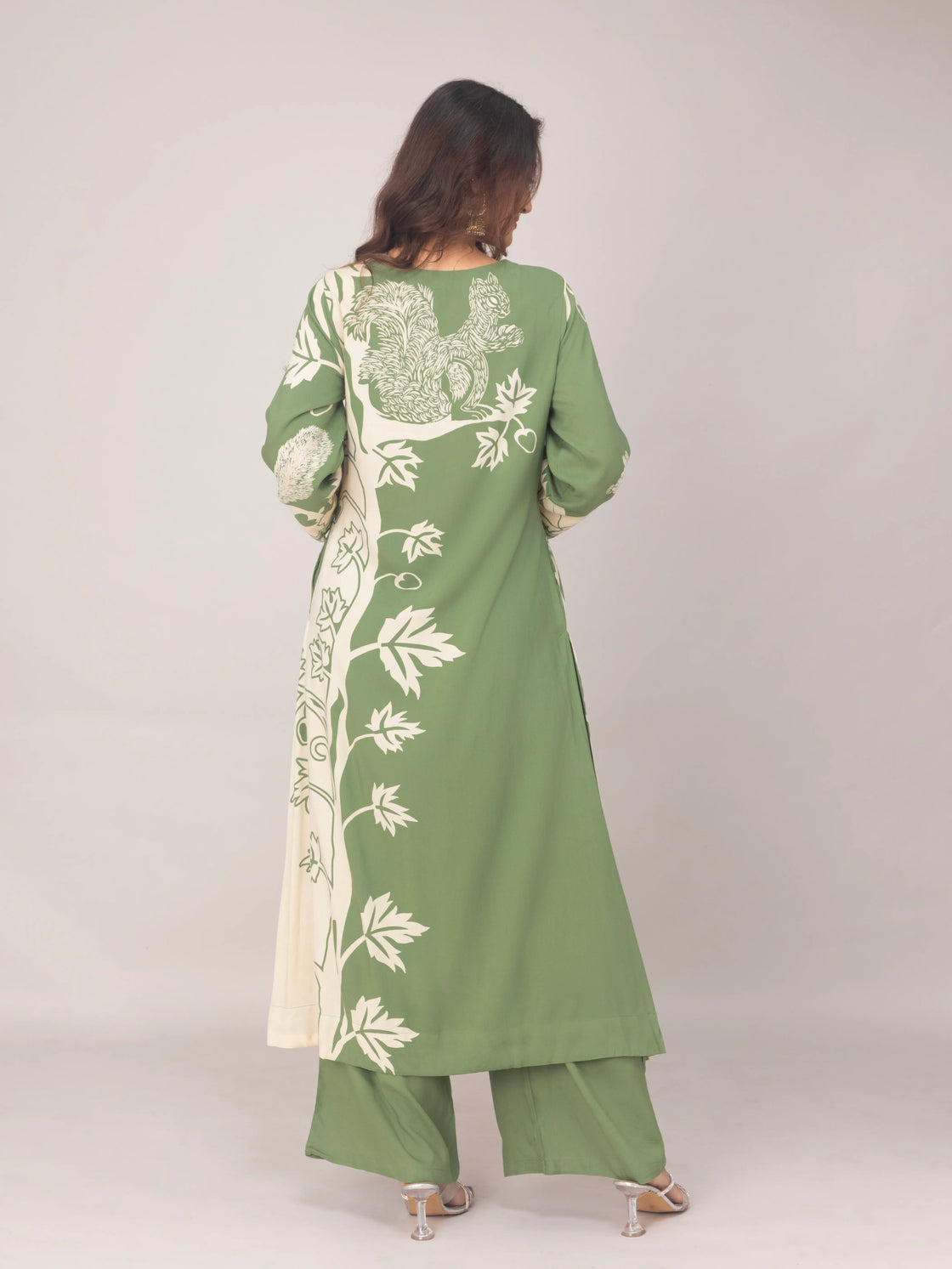 Soft Cotton Printed Kurti with Palazzo