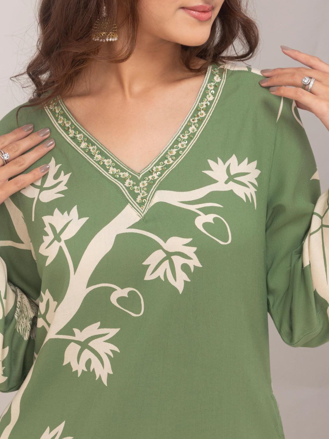 Soft Cotton Printed Kurti with Palazzo