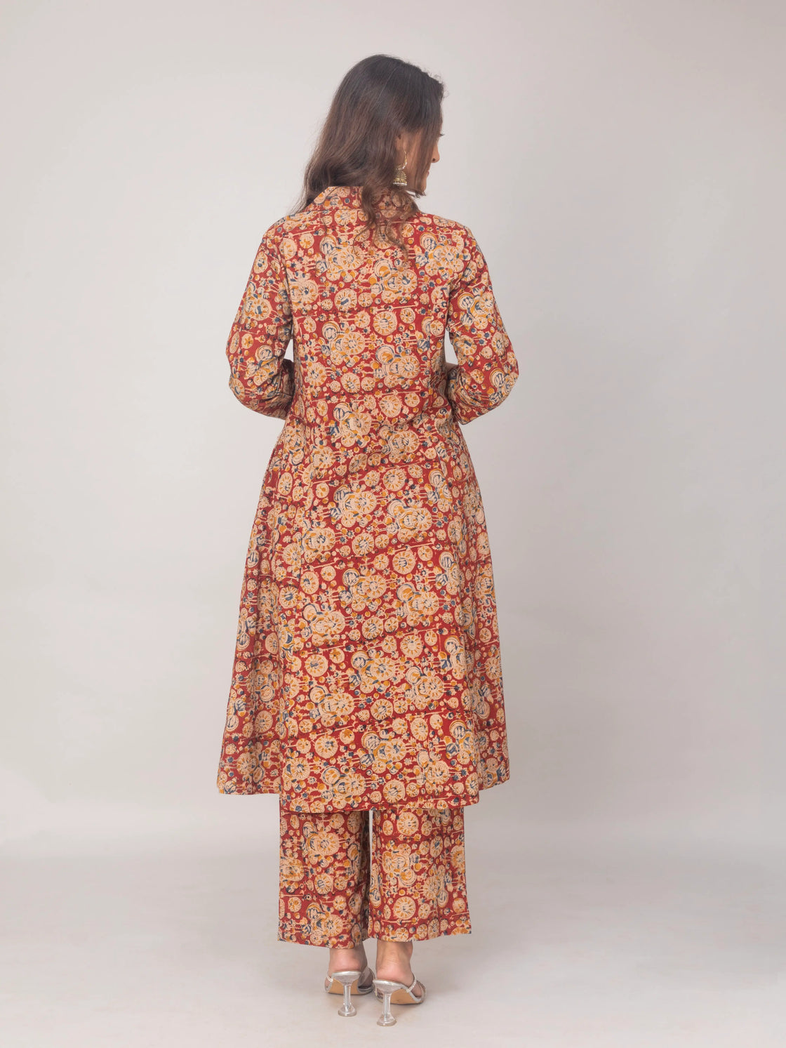 Soft Cotton Kalamkari Print Kurti with Pant