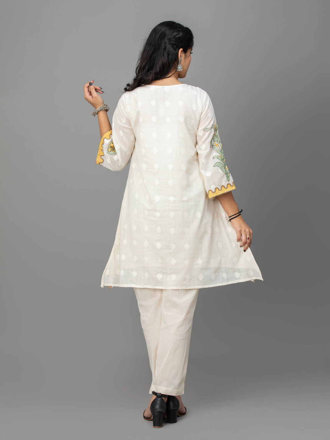 Katha Embellished Cotton Co-ord Set