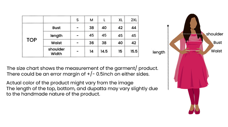 Iccha store size chart