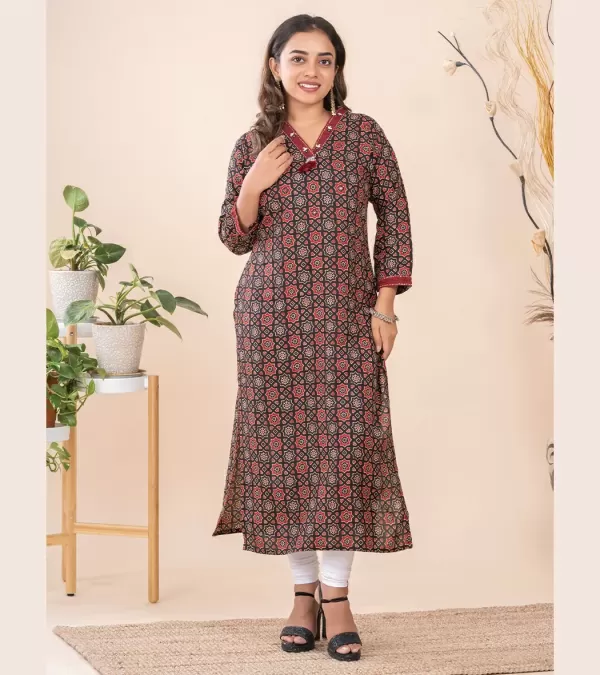 Vibrant Patchwork Kurti