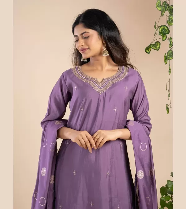 Regal Silk Kurti Set