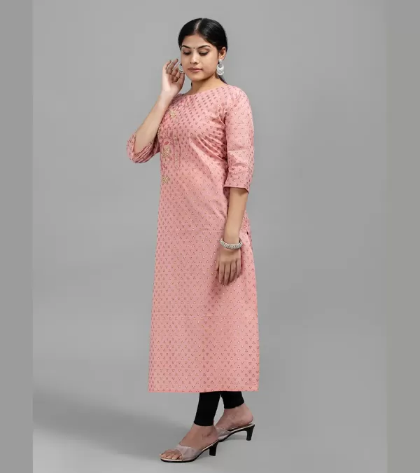 STRETCHABLE KURTI WITH CUT WORK