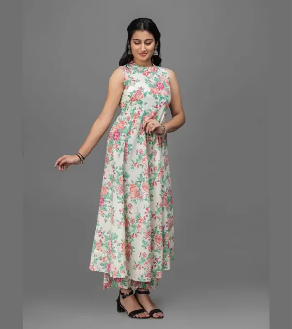 Alter Neck Elegance Kurti Set