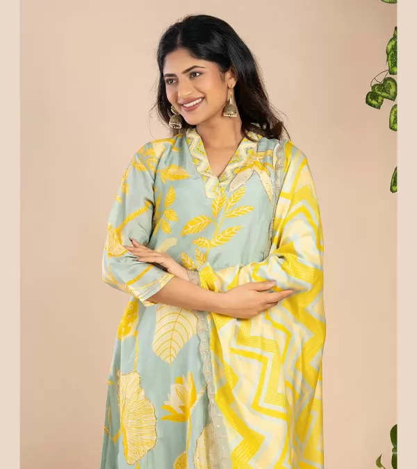 Regal Silk Kurti Set