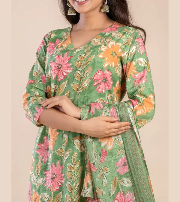 SOFT SILK CHUDIDAR SET