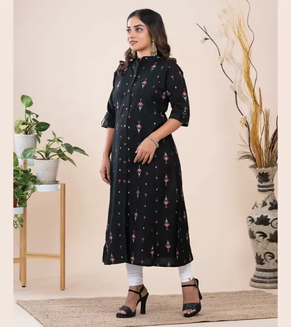 Flex Cotton A Line Kurti