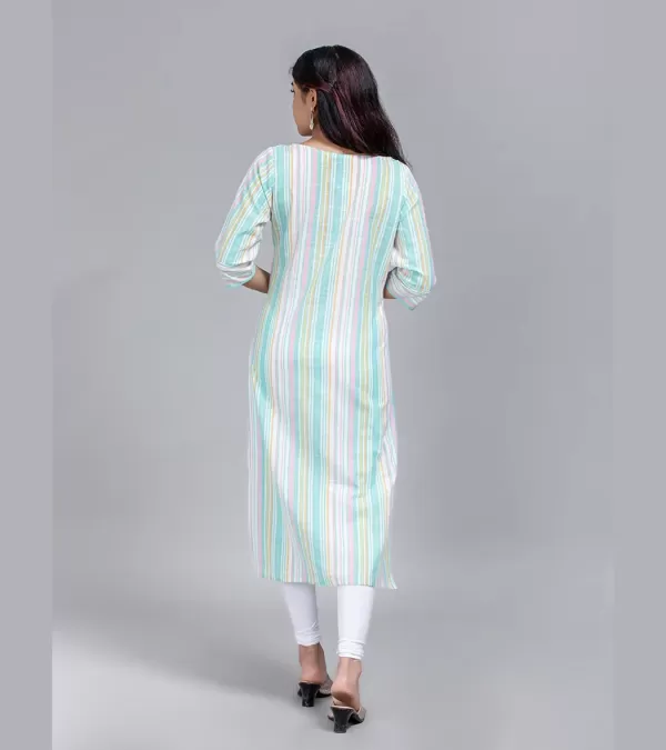 Snowy Chikankari Kurti